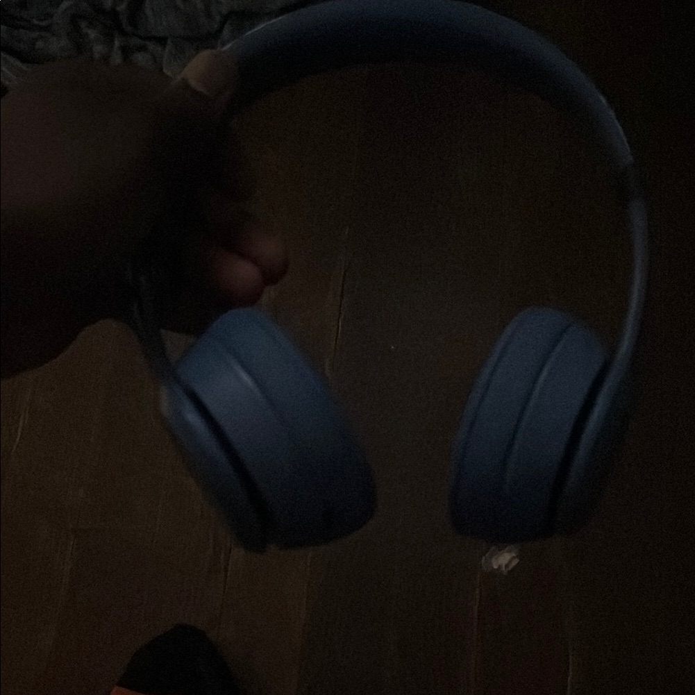 Blue Wireless Headphones